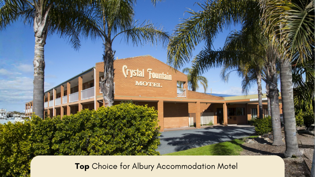 Comfortable Albury motel accommodation at Crystal Fountain Motel