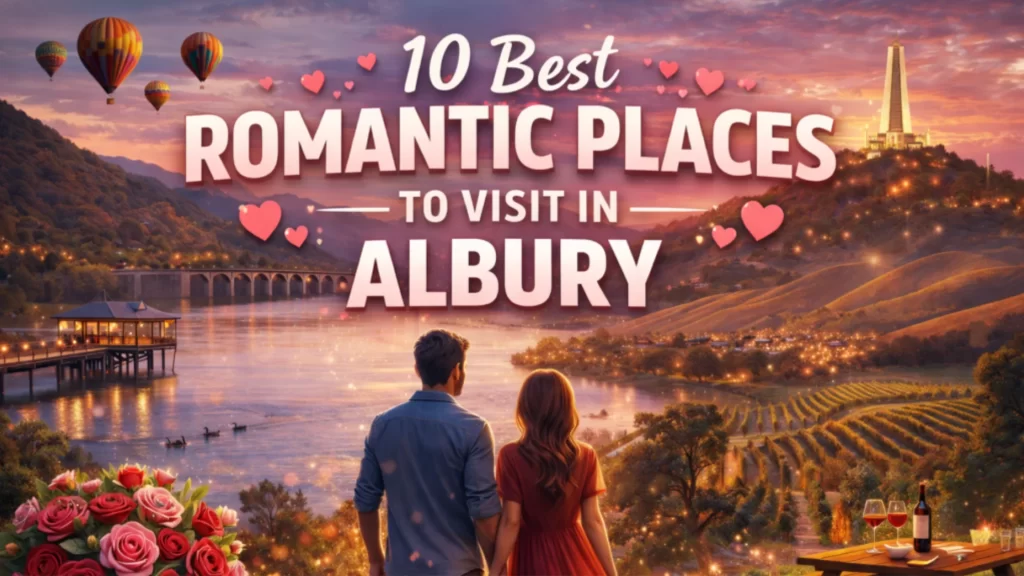 Romantic places in Albury with scenic views for couples