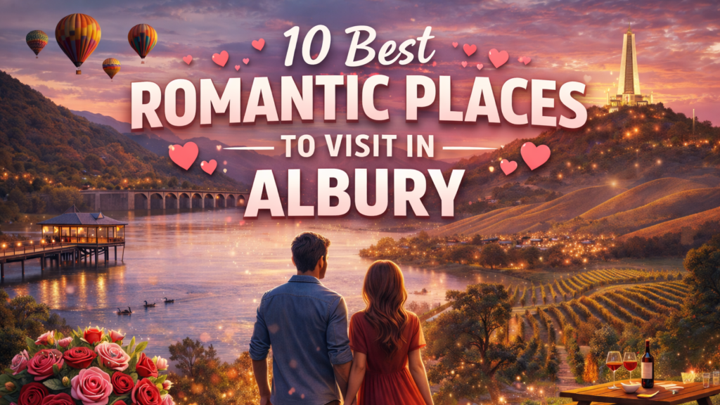 Romantic places in Albury with scenic views for couples