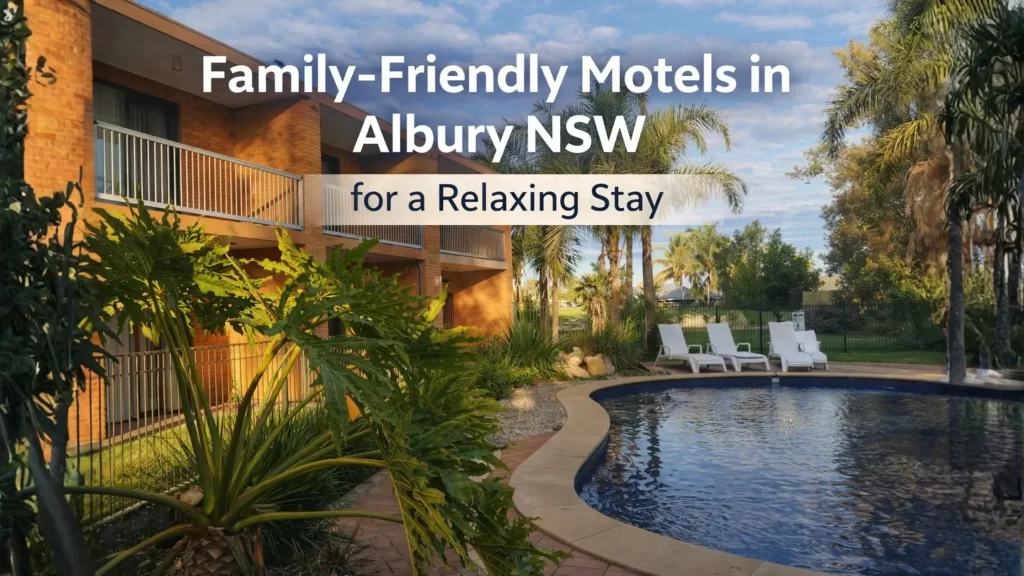 Family-friendly motel in Albury NSW with comfortable rooms and parking at Crystal Fountain Motel