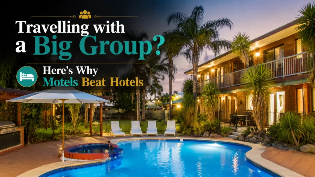 Families and friends enjoying a comfortable group stay at Crystal Fountain Motel in Albury NSW