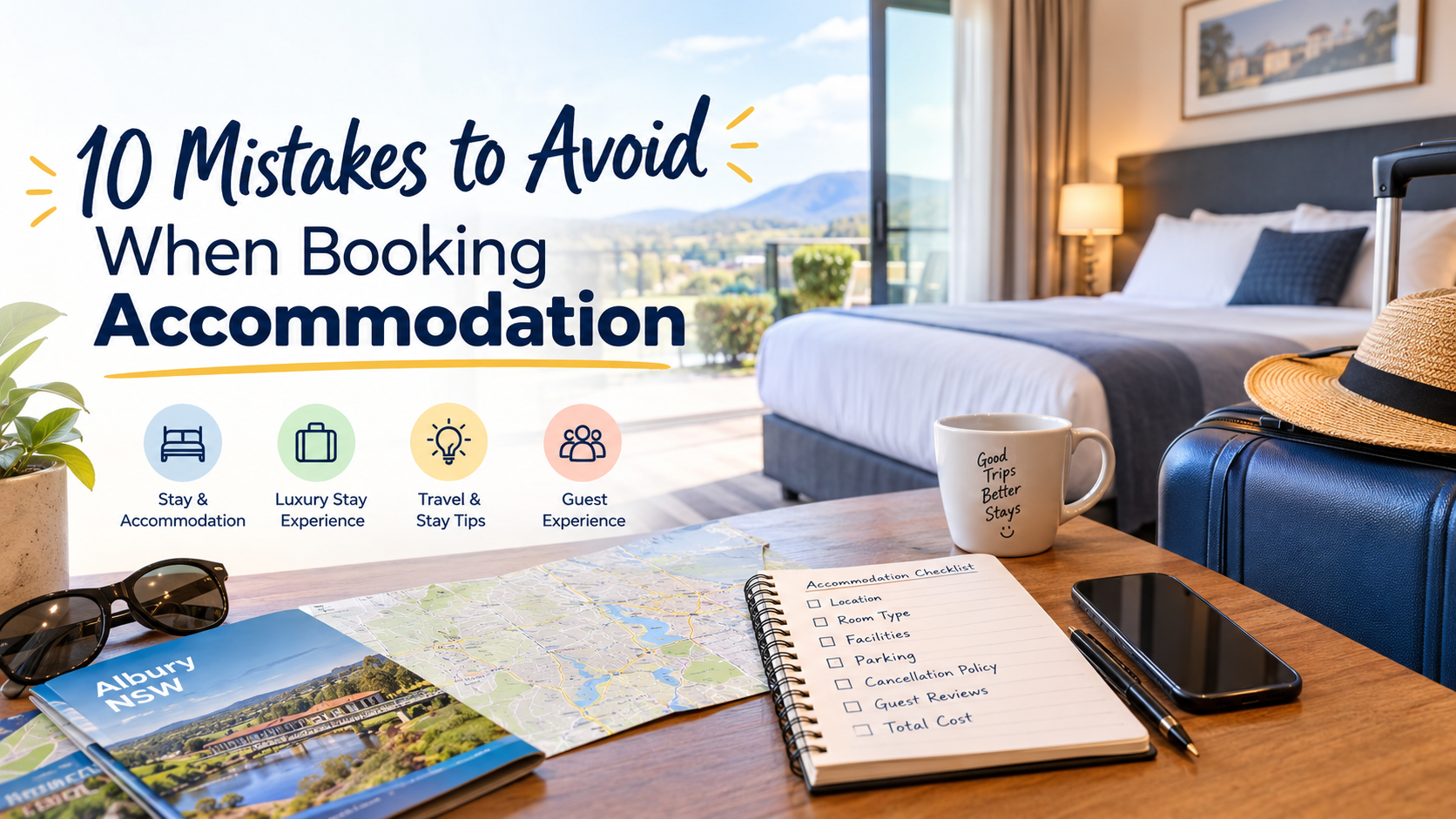 10 common mistakes to avoid when booking accommodation in Albury NSW