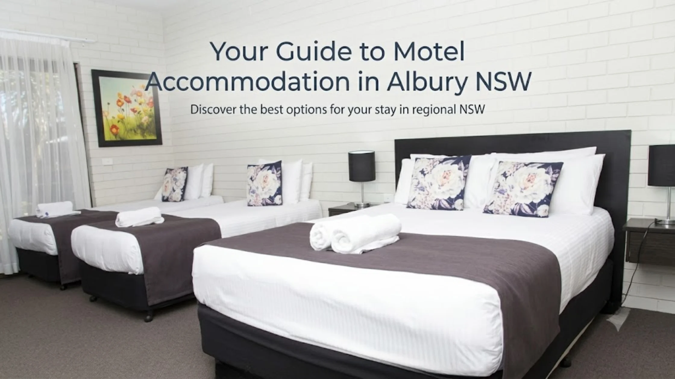 Motel accommodation in Albury NSW at Crystal Fountain Motel